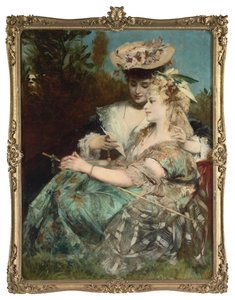 ラブレター、1875 作： Hans Makart