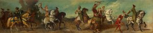 1879年祝祭行列のための習作 - 鷹狩り 作： ハンス・マカート