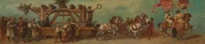 1879年の祝祭行列のための習作 - 大工たち 作： ハンス・マカート