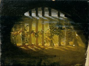 ヘルブルン宮殿公園のモチーフ 作： Hans Makart