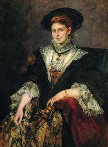 Bertha von Pilotyの肖像、1872-1873年