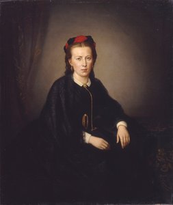 女性の肖像 作： Hans Makart