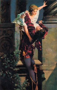 ウィリアム・シェイクスピアの「ロミオ 作： Hans Makart