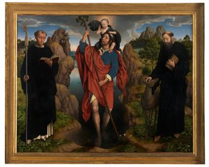 ウィレム・モレルのトリプティクの中央パネル 作： Hans Memling