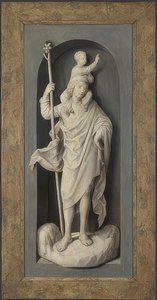 セントクリストファー。 1478年頃 作： Hans Memling