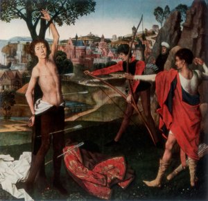 聖セバスチャンの殉教、1927年。 作： Hans Memling