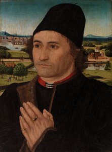 男の肖像 作： Hans Memling