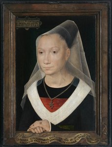若い女性の肖像 作： Hans Memling