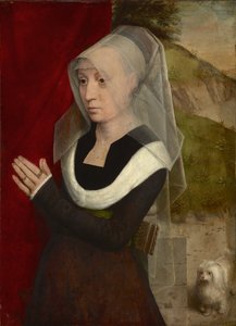 祈る女性の肖像 作： ハンス・メムリンク