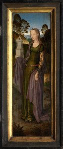 Ala direita do Tríptico de Adrian Reins 作： Hans Memling