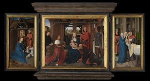 ヤン・フロレインのトリプティク 作： Hans Memling