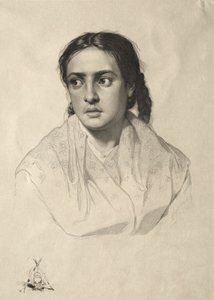 女の子の頭 作： Hans Meyer