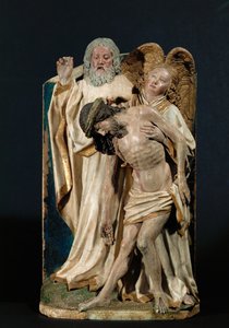 聖三位一体（ポリクローム・ライムストーン）