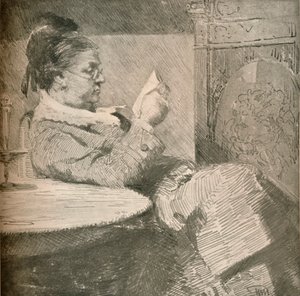 アーティストの母の肖像、c1912