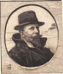 "自画像" 作： Hans Nikolaj Hansen