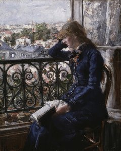 窓際。 1881 作： Hans Olaf Heyerdahl