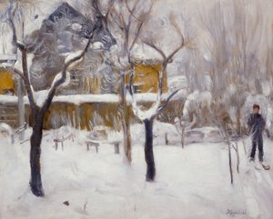 冬の風景 作： Hans Olaf Heyerdahl