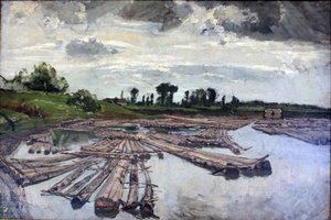 デュッセルドルフの旧税関庁舎にて 作： Hans Peter Feddersen