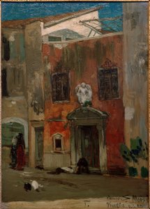 H.P.Feddersen the Younger、Campo S. Moisè、Venice 作： Hans Peter Feddersen der Jüngere
