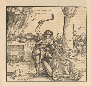 カインがアベルを殺す 作： Hans Schäufelein (possibly)