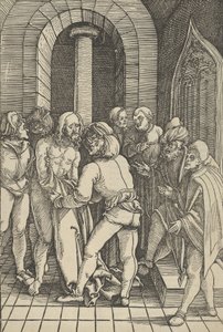 私たちの主イエス・キリストの受難の鏡から剥ぎ取られたキリスト、1507年。 作： Hans Schäufelein the Elder