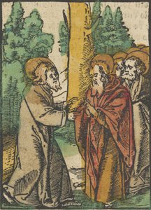 弟子たちを教えるキリスト、1、Das Plenarium、1517年より。 作： Hans Schäufelein the Elder