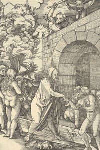 リンボのキリスト、私たちの主イエス・キリストの情熱の鏡、1507年. 作： ハンス・シャウフェライン（父）