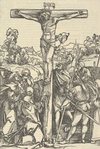 1505年のロザリオマリーの決定された庭からのはりつけ。 作： Hans Schäufelein the Elder