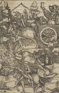 地獄に向かう途中の戦車に乗った酔っぱらい、Hymmelwagen の誰が生きているか、1517.