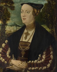 高貴な女性の肖像 作： Hans Schöpfer der Ältere
