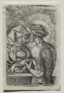 キリストと聖母、1519年。 作： Hans Sebald Beham