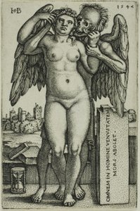 死と乙女 作： Hans Sebald Beham