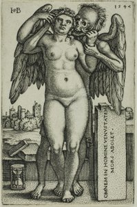 死と乙女 作： Hans Sebald Beham