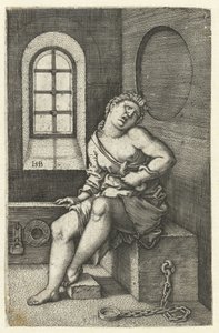 クレオパトラの死 作： Hans Sebald Beham