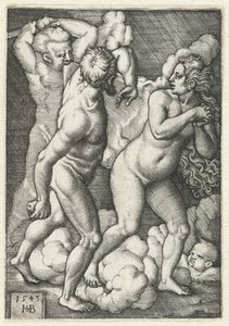楽園からの追放 作： Hans Sebald Beham