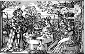 ドイツの庭 作： Hans Sebald Beham