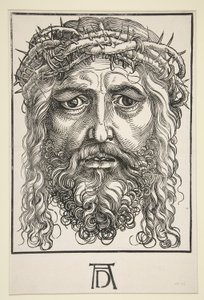 いばらの冠をかぶったキリストの頭 作： Hans Sebald Beham