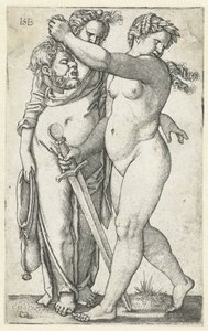 ホロフェルネスの首と女中のジュディス 作： Hans Sebald Beham