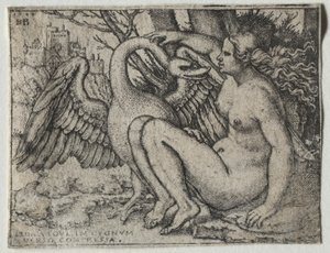 レダと白鳥 作： Hans Sebald Beham