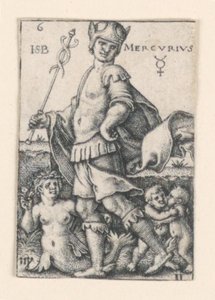 水星、七つの惑星より 作： Hans Sebald Beham