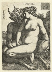 Nessus en Deïnira Nessvs Deianira (オブジェクトのタイトル) 作： Hans Sebald Beham