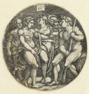 パリの審判 作： Hans Sebald Beham