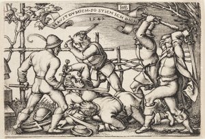 農民の喧嘩 作： Hans Sebald Beham