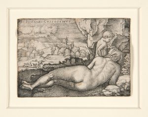 聖ヨハネクリソストムの苦行 作： Hans Sebald Beham
