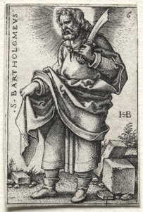 聖バーソロミュー 作： Hans Sebald Beham