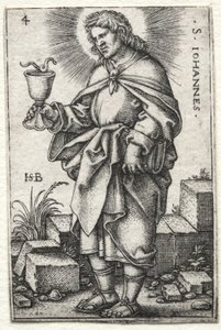 セントジョン、1545-1546。 作： Hans Sebald Beham