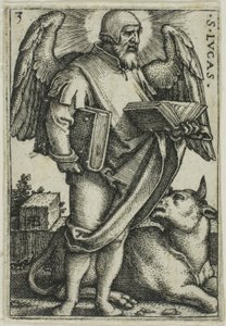 四人の伝道者より聖ルカ 作： Hans Sebald Beham
