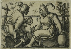 愚か者と愚かな女 作： Hans Sebald Beham