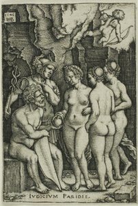 パリの審判 作： Hans Sebald Beham