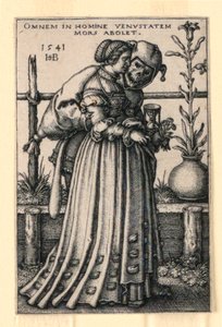 貴婦人と死 作： Hans Sebald Beham